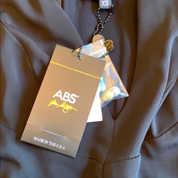 ABS long formal open shoulder gown NWT - Picture 5 of 5